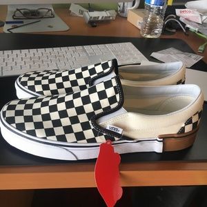 Vans slipons checkered new